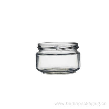 220ml Glass Straight Sided Jar